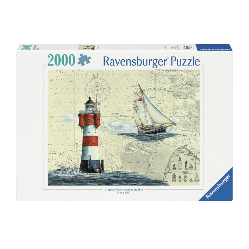 Ravensburger legpuzzel romantischer leuchtturm, 2000st.