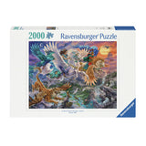 Ravensburger legpuzzel auf dem pegasus durch die lufte, 2000st.