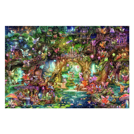 Ravensburger puzzel de verborgen wereld van de elfjes - legpuzzel - 4000 stukjes