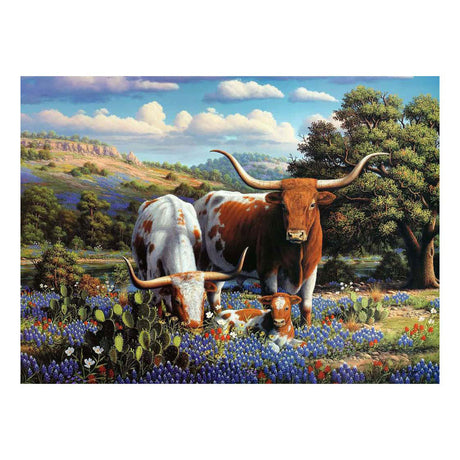 Ravensburger Legpuzzel Loving Longhorns, 500st.