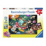 Ravensburger Legpuzzel Dieren in de Ruimte, 12st.