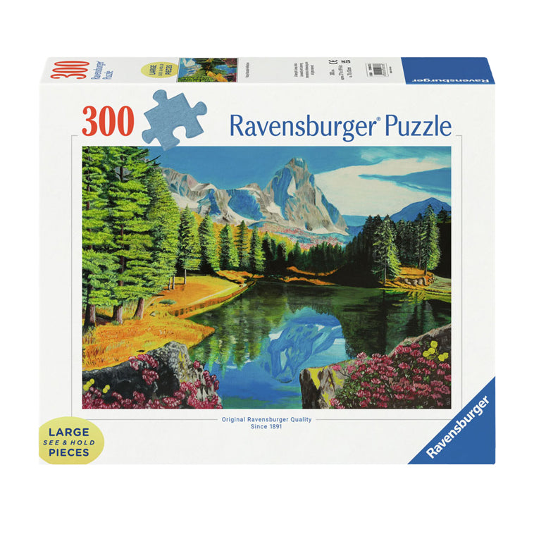 Ravensburger legpuzzel rocky mountain reflections, 300st.