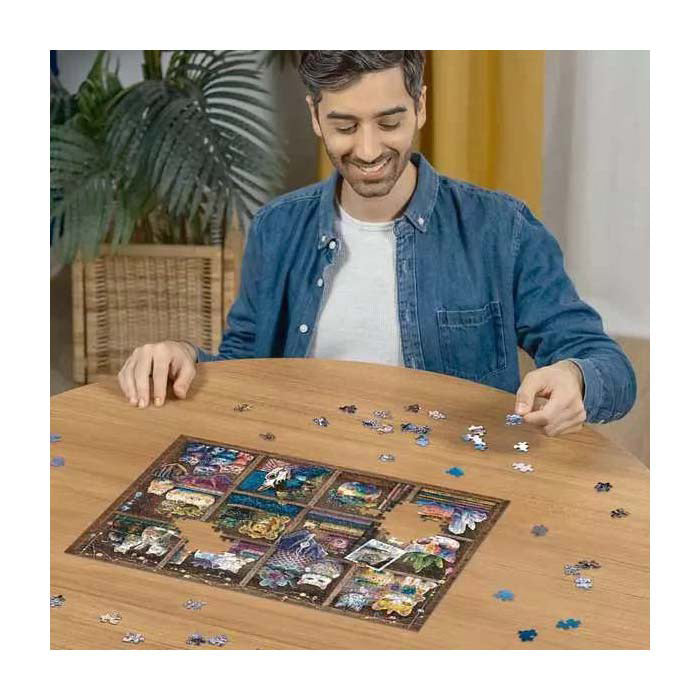 Ravensburger puzzel cubby cats and succulents - legpuzzel - 500 stukjes