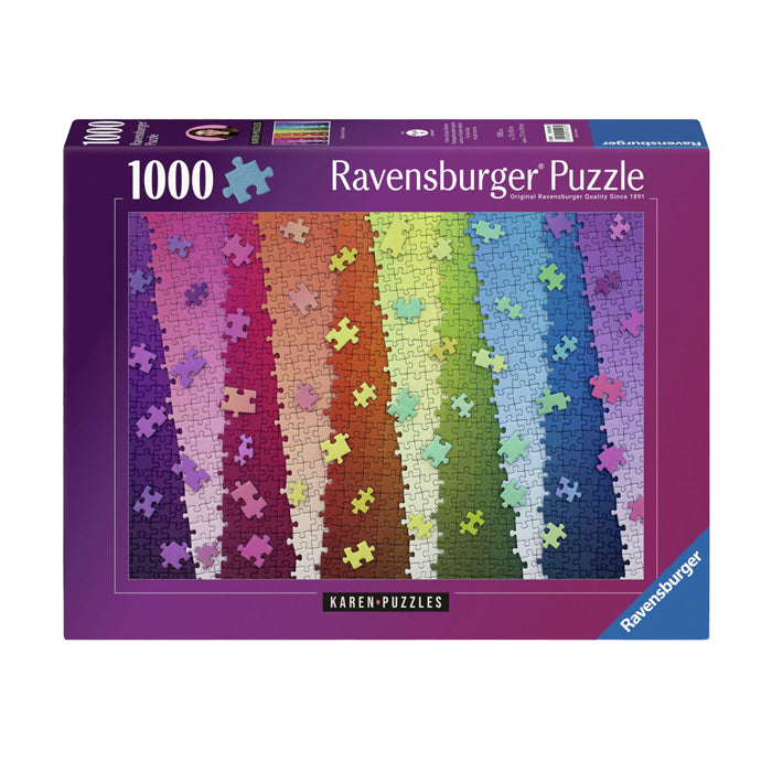 Ravensburger legpuzzel karen puzzles colour by colour, 1000st.