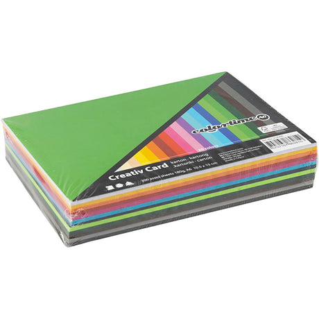 Colortime https: www.cchobby.nl gekleurd-karton-a6-vel-105x148-mm-180-gr-diverse-kleuren-120-div-vellen-1-doos