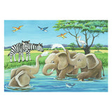 Ravensburger puzzel jonge dieren uit de hele wereld - 2 x 12 stukjes