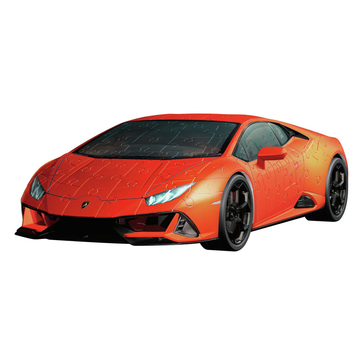 Ravensburger 3d puzzel lamborghini huracan evo arancio, 108st.