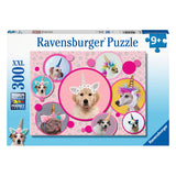 Ravensburger Legpuzzel XXL Schattige Eenhoorn-Honden, 300st.