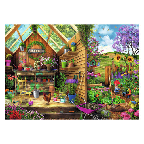 Ravensburger Legpuzzel Blik in het Tuinhuis, 300st.