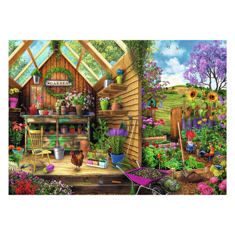 Ravensburger Legpuzzel Blik in het Tuinhuis, 300st.