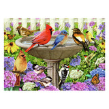 Ravensburger puzzel bij het vogelbadje - legpuzzel - 500 stukjes
