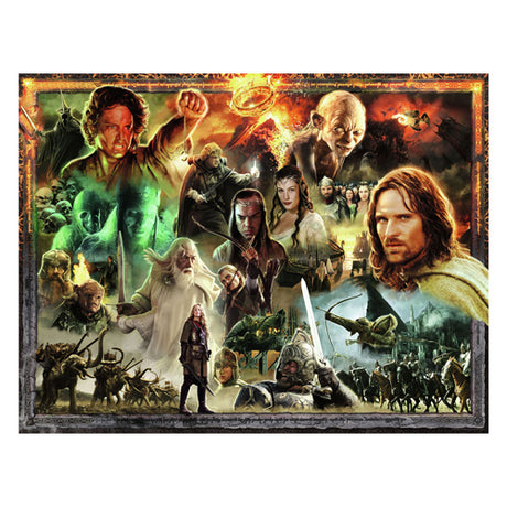Ravensburger puzzel lord of the rings: return of the king - legpuzzel - 2000 stukjes
