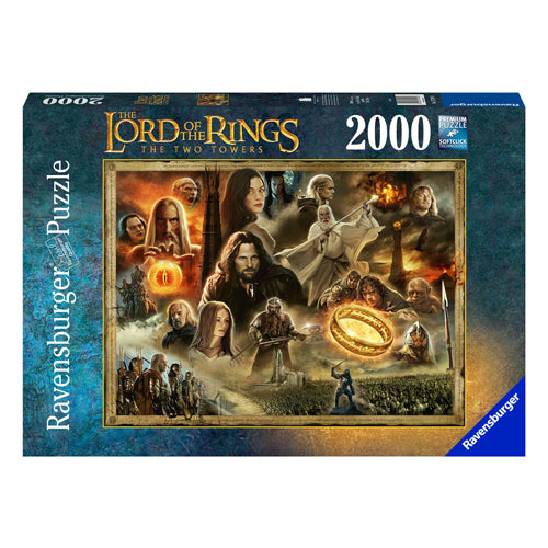 Ravensburger legpuzzel lord of the rings the two towers, 2000st.