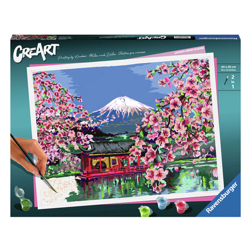 Ravensburger creart schilderen op nummer japanese cherry blossom