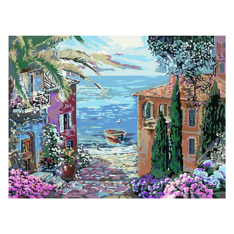 Ravensburger CreArt Schilderen op Nummer Mediterranean Landscape