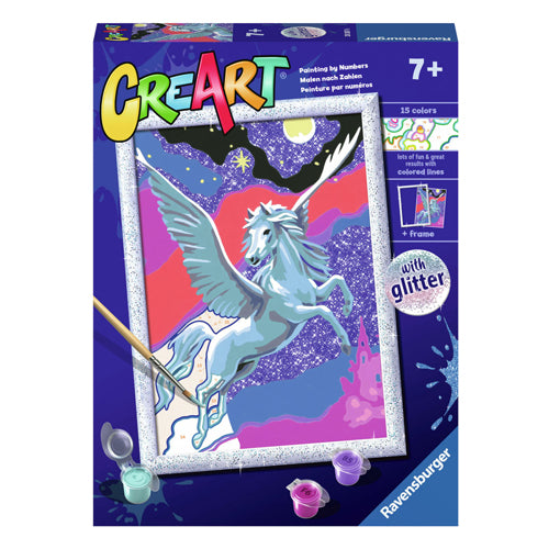 Ravensburger CreArt Schilderen op Nummer Powerful Pegasus