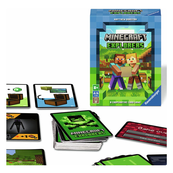 Ravensburger minecraft explorers kaartspel