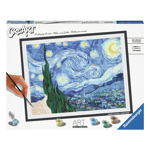 Ravensburger CreArt Schilderen op Nummer The Night Van Gogh