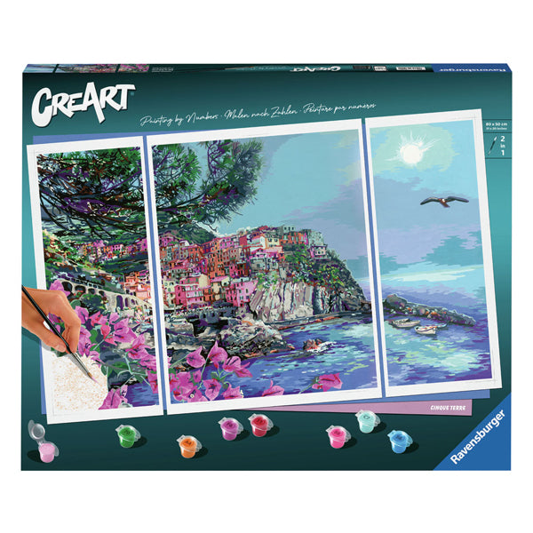 Ravensburger creart schilderen op nummer romantic cinque terre