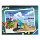 Ravensburger creart schilderen op nummer holiday on the baltic sea