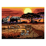 Ravensburger creart schilderen op nummer - savannah landscapes