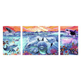 Ravensburger creart schilderen op nummer - dolphins at sunset