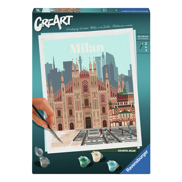 Ravensburger CreArt Schilderen op Nummer Colorful Milan