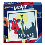 Ravensburger creart schilderen op nummer marvel spiderman