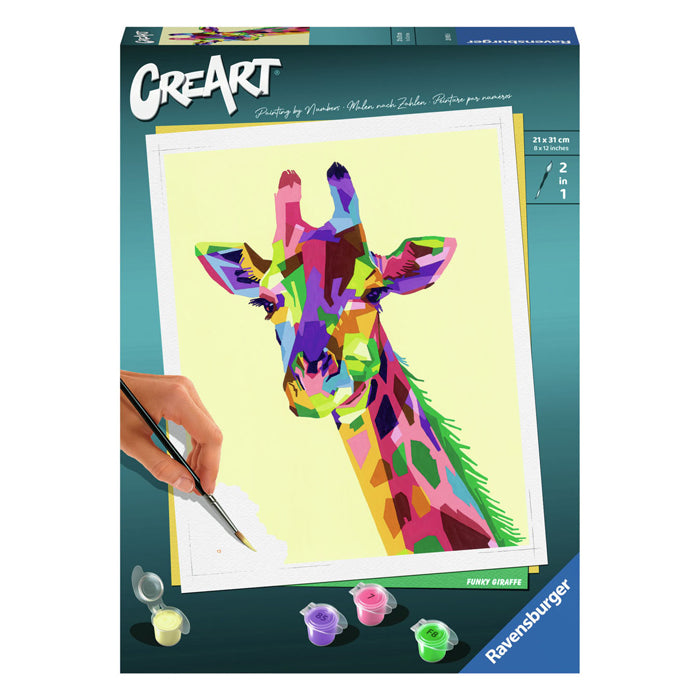 Ravensburger creart schilderen op nummer giraffe