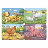 Ravensburger puzzel - boerderijdierfamilies - my first puzzles