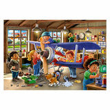 Ravensburger puzzel airplane train repair 2x24 stukjes