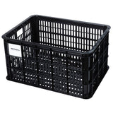 Basil fietskrat L - groot - 40 liter - zwart