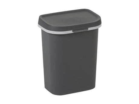 Curver afvalbak mistral plat 10 liter anthraciet 25x17x30 cm (bxdxh)