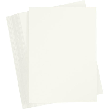 Gekleurd karton, a4, vel 210x297 mm, 180 gr, off-white, 100 vel 1 doos