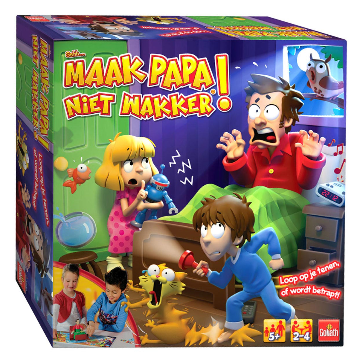 Goliath Games Sshh Maak Papa Niet Wakker Kinder Bordspel