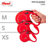 Flexi rollijn classic cord rood