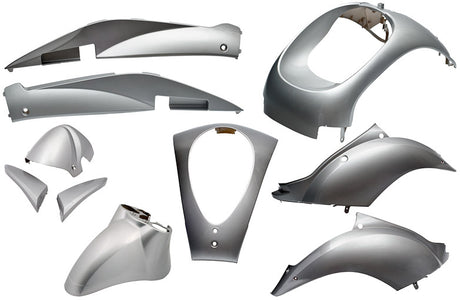 Edge plaatset 10-delig voor sym mio - zilver metallic