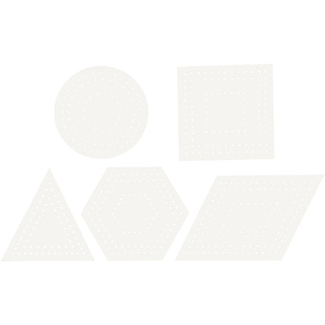 Creativ company https: www.cchobby.nl kruissteken-karton-geometrisch-afm-10-17-cm-wit-20-stuk-1-doos