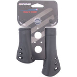 De Edge Ergo Venti handvatten - 22mm - Rubber - 125 + 92mm - 119g - Zwart