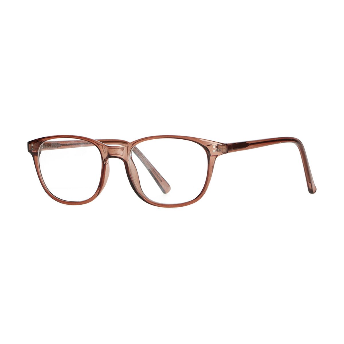 Spectrum leesbril transparant bruin 1.50