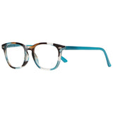 Spectrum leesbril blauw bruin 3.50