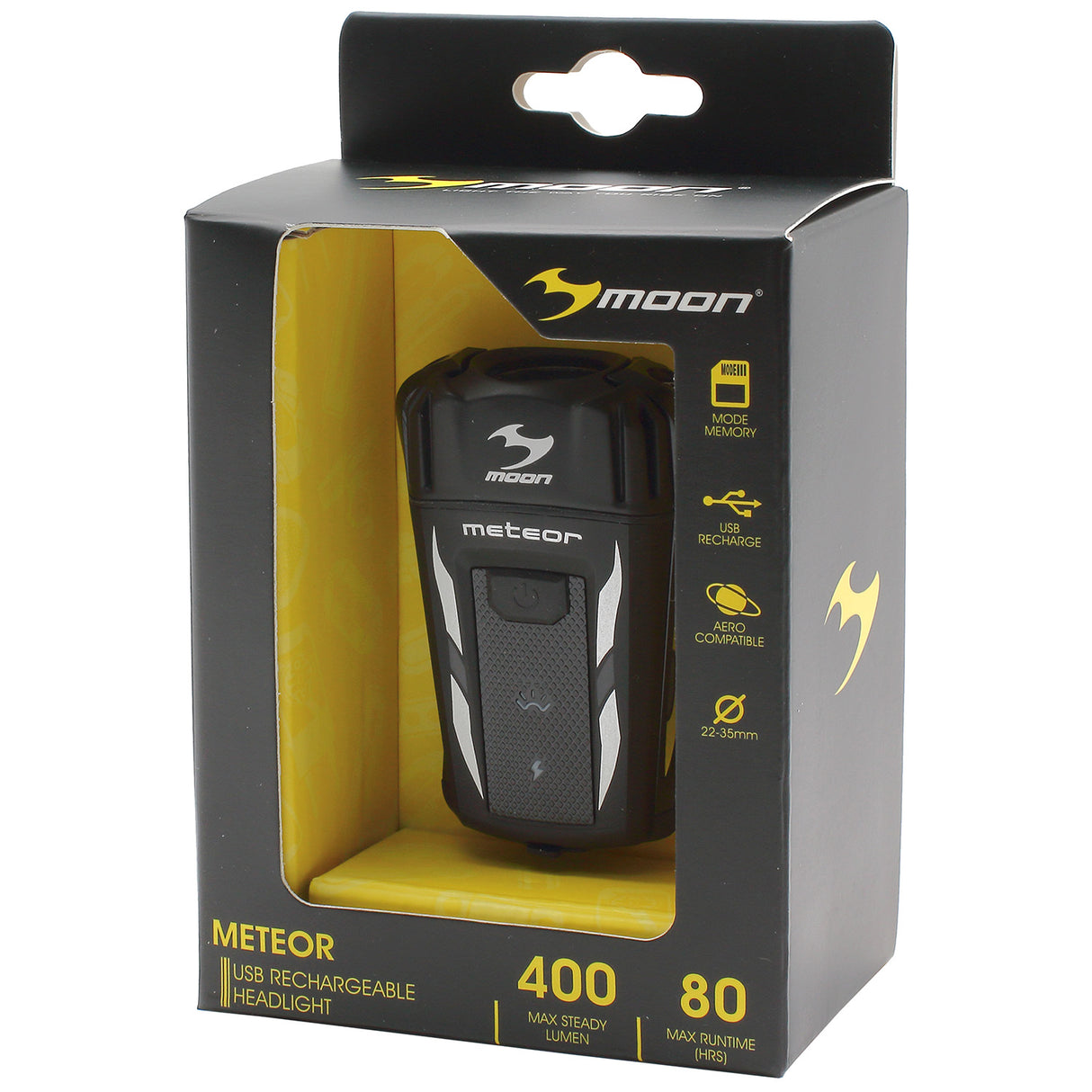 Moon meteor rechargeable battery front light