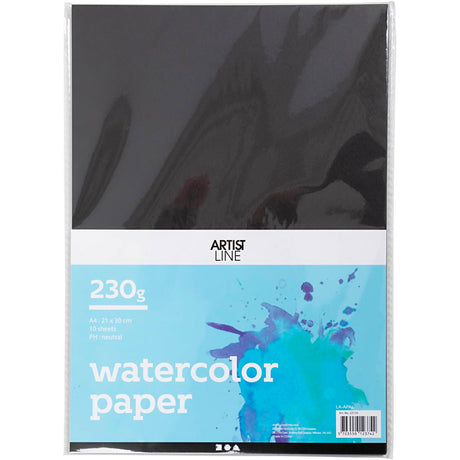 Creativ company https: www.cchobby.nl aquarelpapier-a4-vel-210x297-mm-230-gr-zwart-10-vel-1-doos