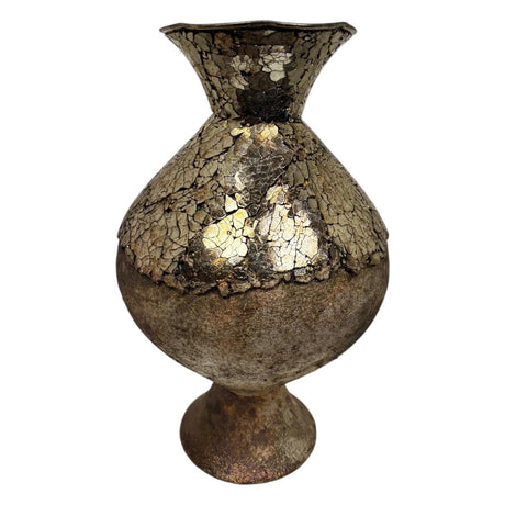 Mansion atmosphere vaas diablo metaal goud 16x29x42cm