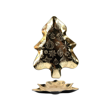 Svenska living onderbord kerstboom goud 29x21,5x3,5cm