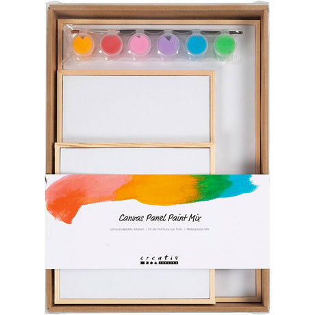 Creativ company https: www.cchobby.nl set-canvas-panelen-kleurrijk-1-doos