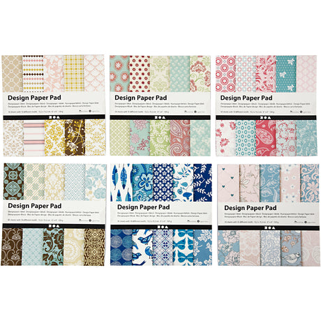 Creativ company https: www.cchobby.nl pad-van-design-papier-vel-15-2x15-2-cm-120-gr-diverse-kleuren-300-vel-6x50-vel-1-doos