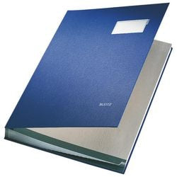 Handtekeningenboek leitz a4 blauw