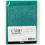 Creativ company https: www.cchobby.nl kaarten-en-enveloppen-afmeting-kaart-10-5x15-cm-afmeting-envelop-11-5x16-5-cm-glitter-110-250-gr-groen-4-set-1-doos