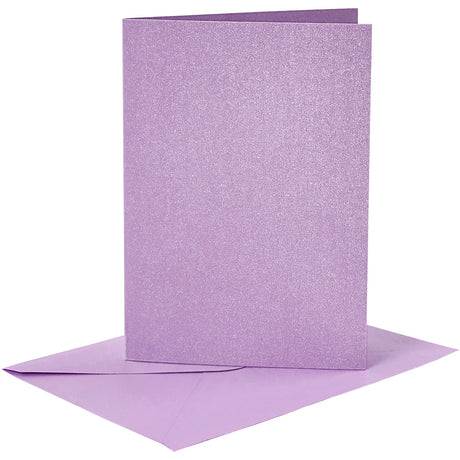 Creativ company https: www.cchobby.nl kaarten-en-enveloppen-afmeting-kaart-10-5x15-cm-afmeting-envelop-11-5x16-5-cm-parelmoer-120-210-gr-paars-4-set-1-doos